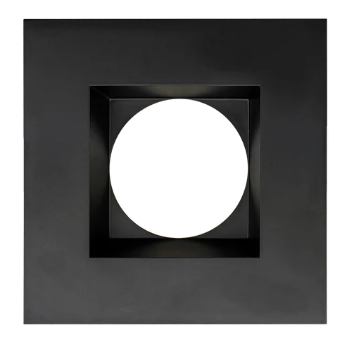4 Inch Square Trim G2 | Black | Goodlite G-10221