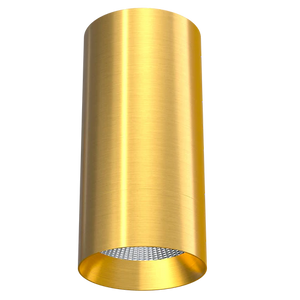 Jupiter-2.5-inch-round-universal-brushed-brass-architectural-LED-cylinder-downlight - Available at Electrical Marketplace