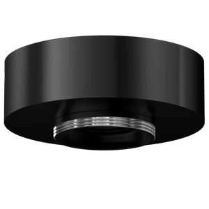 Jupiter-2-5-inch-round-surface-mount-canopy-black-accessory - Available at Electrical Marketplace