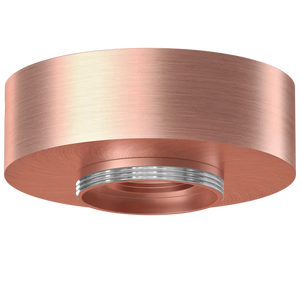 Jupiter-2-5-inch-round-surface-mount-canopy-brushed-copper-accessory - Available at Electrical Marketplace