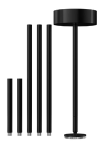 Jupiter-2-5-inch-black-adjustable-surface-mount-rigid-stem-pendant-suspension - Available at Electrical Marketplace