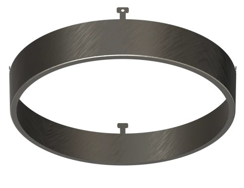 5 Inch Round Surface Mount Cover | Brushed Nickel | Glimmer Series | Goodlite G-13053