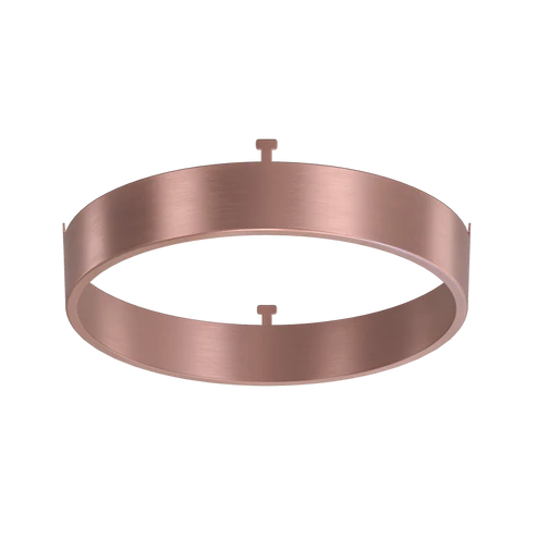 5 Inch Round Surface Mount Cover | Brushed Copper | Glimmer Series | Goodlite G-13055