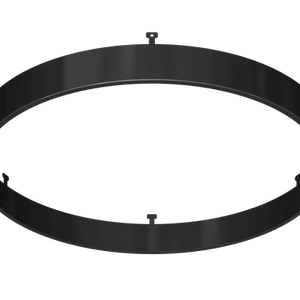 G-13091-glimmer-9-inch-round-black-surface-mount-cover-accessory - Available at Electrical Marketplace