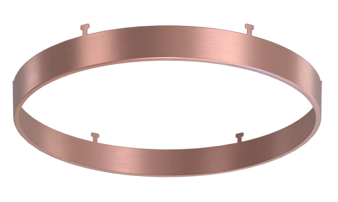 9 Inch Round Surface Mount Cover | Brushed Copper | Glimmer Series | Goodlite G-13095