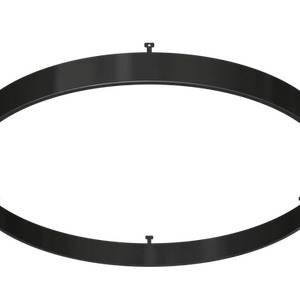 G-13121-glimmer-12-inch-round-black-surface-mount-cover-accessory - Available at Electrical Marketplace