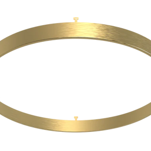 G-13124-glimmer-12-inch-round-brushed-brass-surface-mount-cover-accessory - Available at Electrical Marketplace