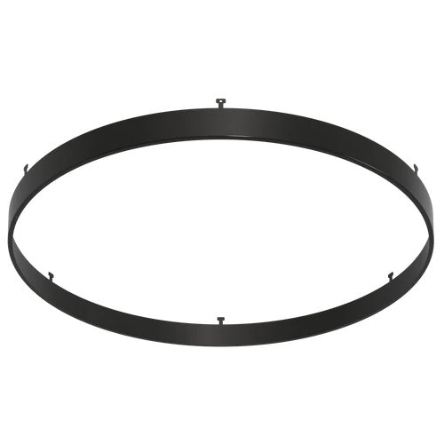 14 Inch Round Surface Mount Cover | Black | Glimmer Series | Goodlite G-13141