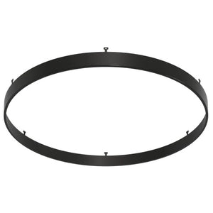 G-13141-glimmer-14-inch-round-black-surface-mount-cover-accessory - Available at Electrical Marketplace