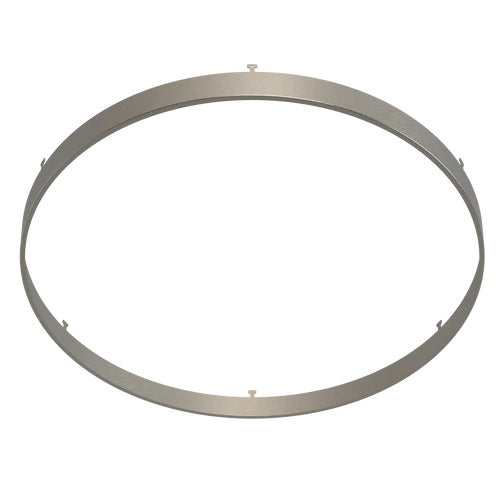 14 Inch Round Surface Mount Cover | Brushed Nickel | Glimmer Series | Goodlite G-13143