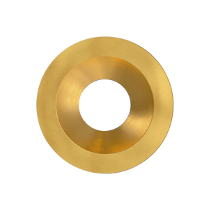 Aster mini brushed brass round trim G-15014 recessed light accessory - Available at Electrical Marketplace