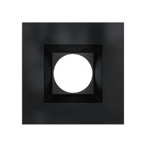Aster mini black square trim G-15021 recessed light accessory - Available at Electrical Marketplace