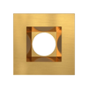 Aster mini brushed brass square trim G-15024 recessed light accessory