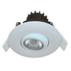 Goodlite 2-inch round recessed gimbal LED downlight with selectable CCT and 5W LED, Saturn Series, adjustable, trimless, energy-efficient lighting for residential and commercial spaces.