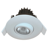 2" Round BX Connection LED Downlight, 5W, selectable CCT, wet location rated, ETL listed