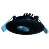 Goodlite 2-inch round recessed gimbal LED downlight with selectable CCT and 5W LED, Saturn Series, adjustable, trimless, energy-efficient lighting for residential and commercial spaces.