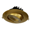 4-inch Round Flushed Recessed Gimbal LED Downlight – Saturn Series, 14W, Adjustable, Selectable CCT – Modern Slim Ceiling Light for Residential and Commercial Use