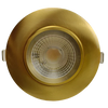 Architectural-brushed-brass-four-inch-recessed-gimbal-led-downlight-fixture