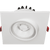 4" Square Recessed Gimbal LED Downlight | Saturn Series | Selectable CCT | 14W