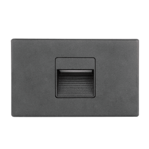 3.5" Universal Step Light LED Black Finish | Super/Warm White | 2W