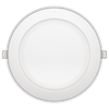 12 inch round flushed slim LED downlight, Star Series, selectable CCT, 45W
