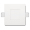 3 inch square flushed slim LED downlight, Star Series, selectable CCT, 8W