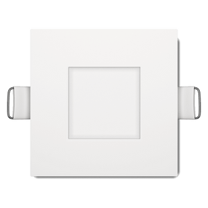 3" Square Flushed Slim LED Downlight | Star Series | Selectable CCT | 8W