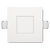 3" Square Flushed Slim LED Downlight | Star Series | Selectable CCT | 8W