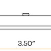 3 inch square flush mount LED ceiling light 5CCT