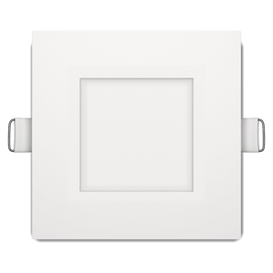 4" Square Flushed Slim LED Downlight | Star Series | Selectable CCT | 12W