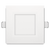 4" Square Flushed Slim LED Downlight | Star Series | Selectable CCT | 12W