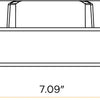 6 inch round recessed LED ceiling light high CRI