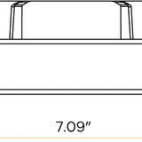 6 inch round recessed LED ceiling light high CRI