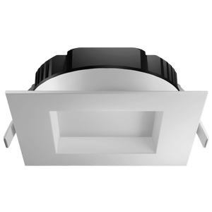 Regulus 6 inch square regress slim LED recessed downlight - Available at Electrical Marketplace