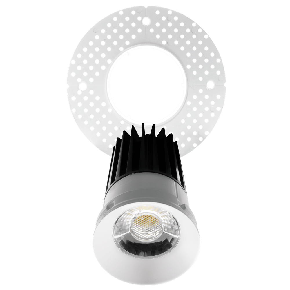 3.5" HO trimless LED downlight mud-in ceiling installation