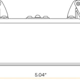 Architectural-matte-white-four-inch-two-hour-fire-rated-regressed-downlight