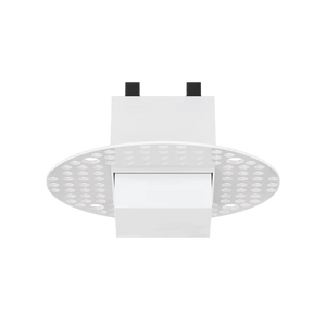 G-20463 3-inch square trimless drop lens LED downlight with frosted diffuser, selectable CCT, 10/15W, white finish. - Available at Electrical Marketplace