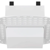 Moon 4 inch square trimless drop lens LED luminaire, frosted diffuser, selectable CCT