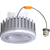 4 inch interchangeable retrofit LED downlight module with selectable CCT and white trim, Astrofit Series