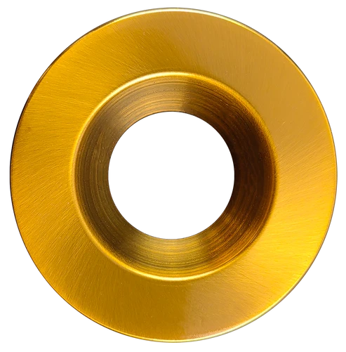 2 Inch Round Regress Slim Cover | Brushed Brass | Goodlite G-22023