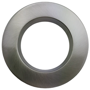 G-22042 4-inch round regress slim brushed nickel cover for recessed downlights. - Available at Electrical Marketplace