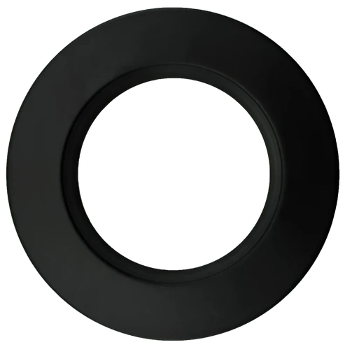 5 Inch Round Regress Slim Black Cover | Goodlite G-22050