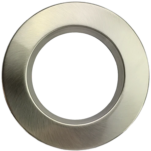G-22052 5-inch round regress slim brushed nickel cover for recessed LED downlights. - Available at Electrical Marketplace