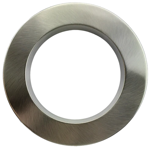 6 Inch Round Regress Slim Brushed Nickel Cover | Goodlite G-22062