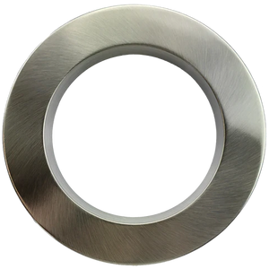 G-22062 6-inch round regress slim brushed nickel cover for recessed LED downlights - Available at Electrical Marketplace