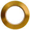 G-22063 6-inch round regress slim brushed brass cover for recessed LED downlights.