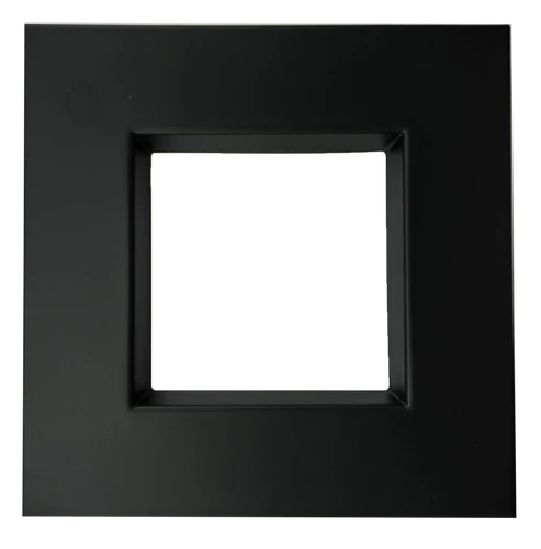 6 Inch Square Regress Slim Cover | Black | Goodlite G-22160
