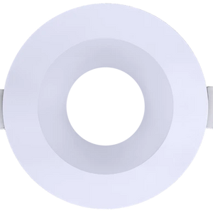 Aster-5-inch-white-round-LED-trim-G-22510-front-view - Available at Electrical Marketplace