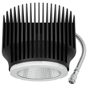 Aster 6-inch interchangeable module LED downlight with selectable color temperature, available in 40W and 82W options, ideal for flexible commercial or residential lighting solutions.