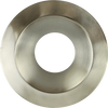 Aster 6 inch brushed nickel round recessed lighting trim